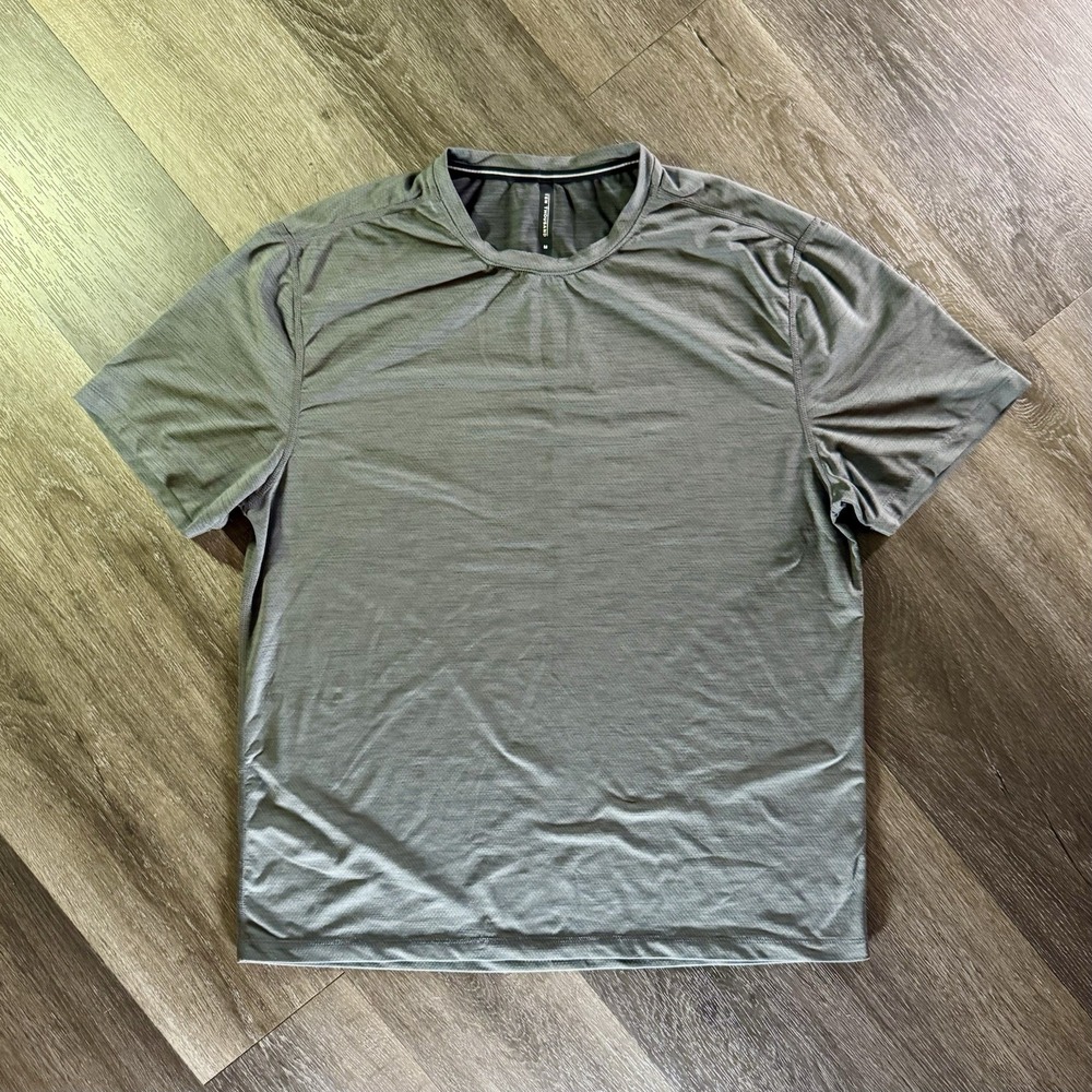 Ten‎ Thousand TTKT009V2 Training Tee Olive Green Mesh Shirt Mens Large M